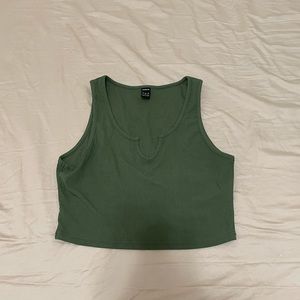olive green tank